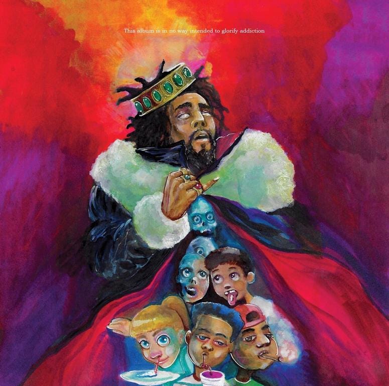 J. Cole's KOD Album Artwork J. Cole's KOD Album Artwork