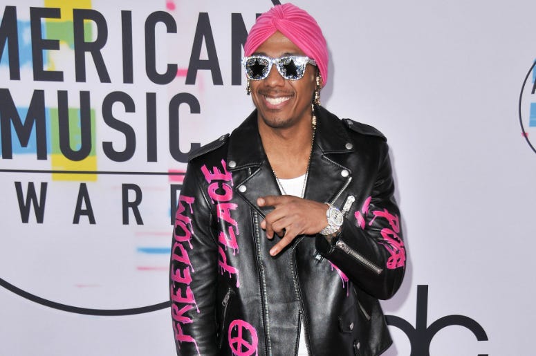 Nick Cannon at the 2017 American Music Awards at Microsoft Theater on November 19, 2017 in Los Angeles, California. Nick Cannon at the 2017 American Music Awards at Microsoft Theater on November 19, 2017 in Los Angeles, California.