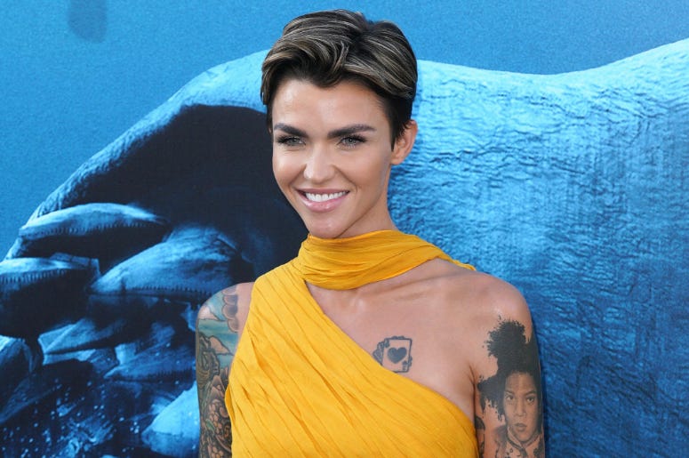 Ruby Rose at Warner Bros. Pictures Los Angeles Premiere Of 'The Meg' held at TLC Chinese Theatre on August 06, 2018 in Hollywood, CA, USA Ruby Rose at Warner Bros. Pictures Los Angeles Premiere Of 'The Meg' held at TLC Chinese Theatre on August 06, 2018 in Hollywood, CA, USA