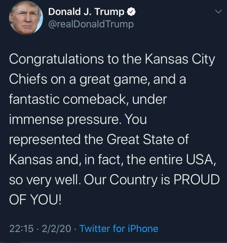 Trump tweet