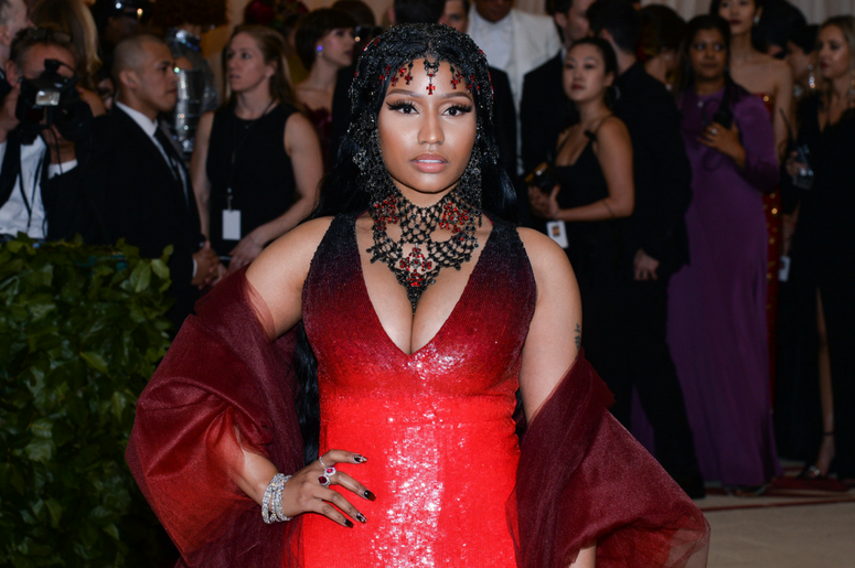 Nicki Minaj walking the red carpet at The Metropolitan Museum of Art Nicki Minaj walking the red carpet at The Metropolitan Museum of Art