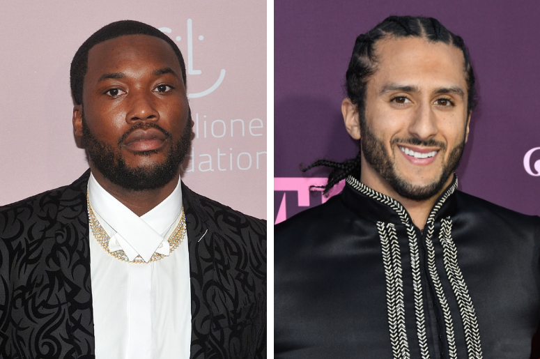 Meek Mill | Colin Kaepernick Musician Meek Mill attends Rihanna's 4th Annual Diamond Ball at Cipriani Wall Street in New York, NY on September 13, 2018. / Colin Kaepernick. VH1's 3rd Annual "Dear Mama: A Love Letter to Moms" held at The Theatre at ACE Hotel.