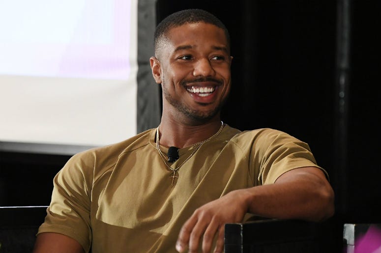 Michael B. Jordan Michael B. Jordan speaks onstage during the 2018 Essence Festival on July 8, 2018 in New Orleans, Louisiana.