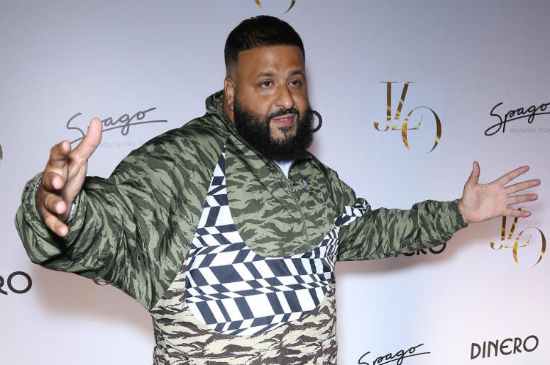 DJ Khaled DJ Khaled. Jennifer Lopez Celebrates Release of New Single “Dinero” with Wolfgang Puck During Sneak Peek of the New Spago at Bellagio.