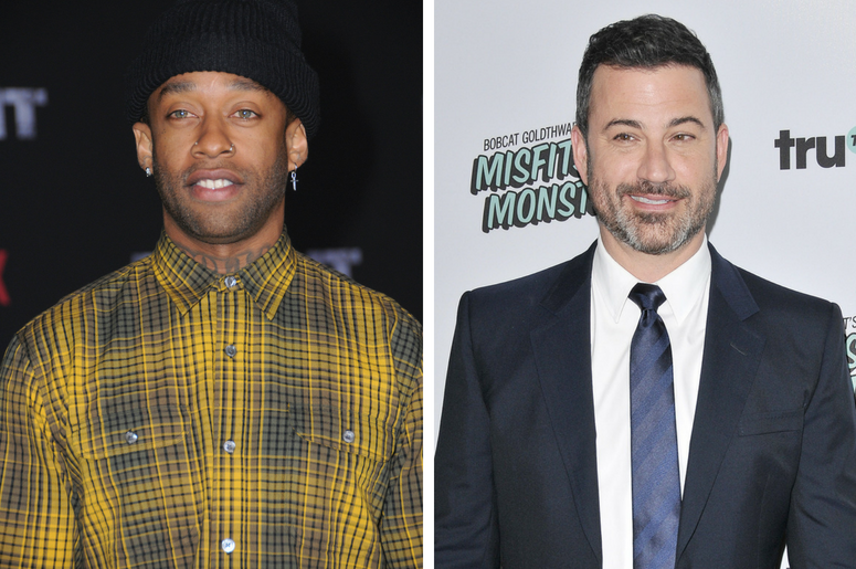 Ty Dolla $ign | Jimmy Kimmel 13 December 2017 - Westwood, California - Ty Dolla Sign. Netflix's "Bright" Los Angeles Premiere held at Regency Village Theatre in Westwood. / Jimmy Kimmel arrives at the truTV's "Bobcat Goldthwait's Misfits & Monsters" Premiere held at The Hollywood