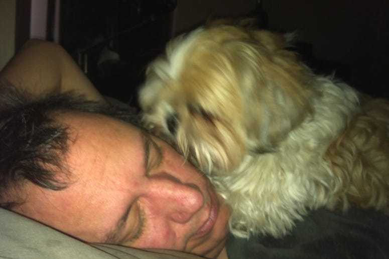 Braxton waking me up