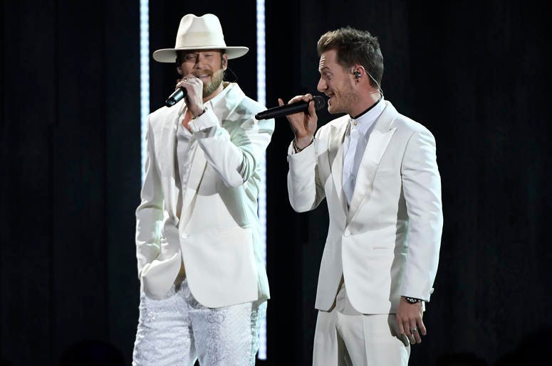 Tyler Hubbard and Brian Kelley, Florida Georgia Line. 52nd Annual CMA Awards Tyler Hubbard and Brian Kelley, Florida Georgia Line. 52nd Annual CMA Awards