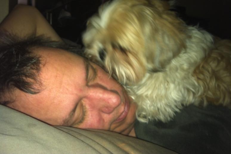 Braxton waking me up