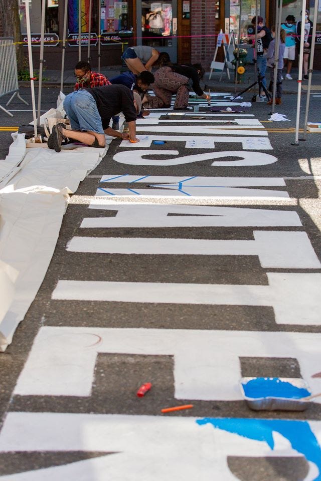 West Seattle Black Lives Matter mural