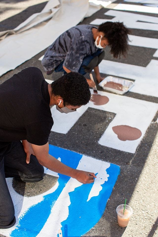 West Seattle Black Lives Matter mural