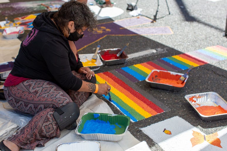 West Seattle Black Lives Matter mural