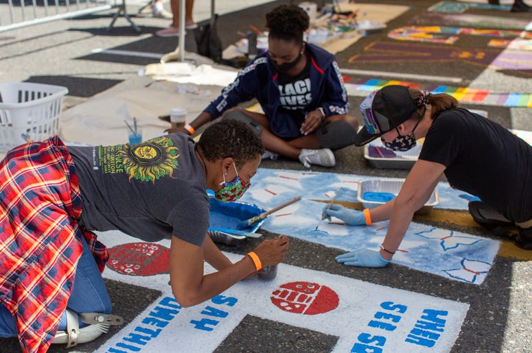 West Seattle Black Lives Matter mural