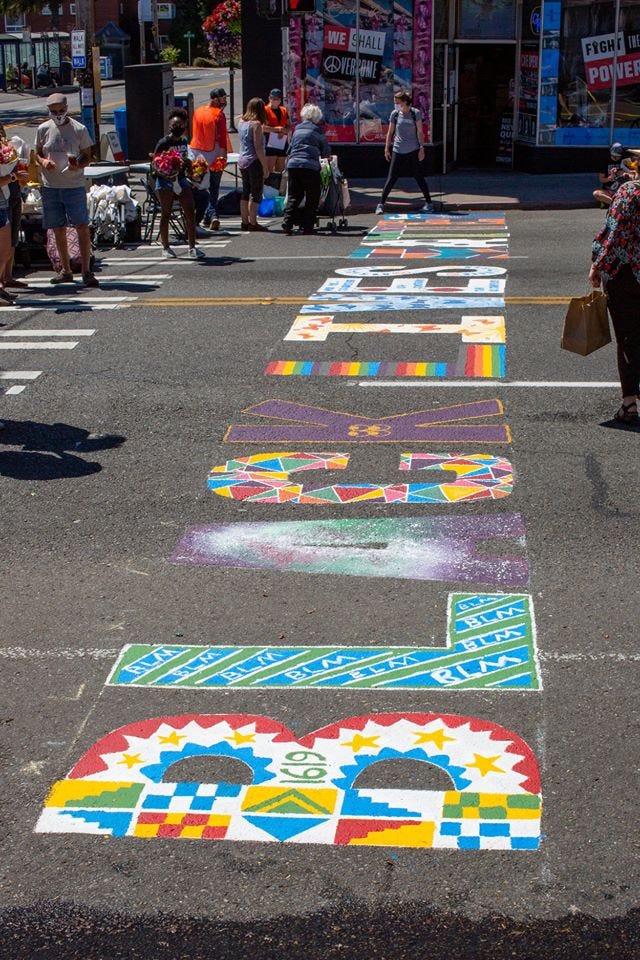 West Seattle Black Lives Matter mural