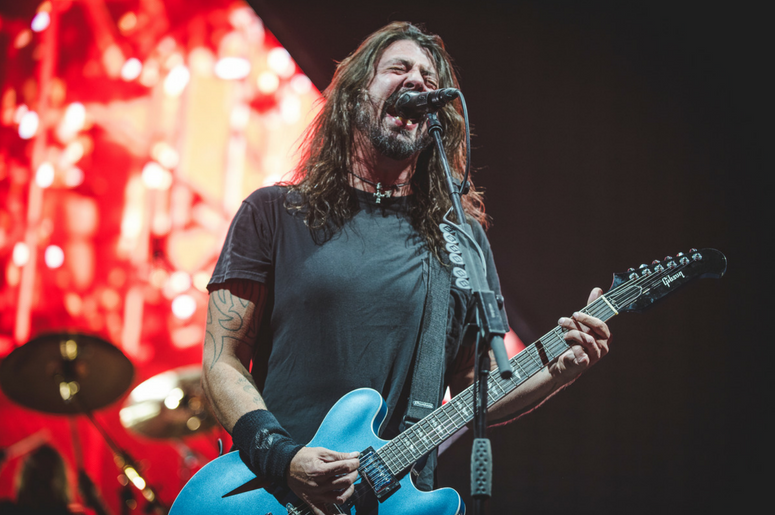 Dave Grohl on stage