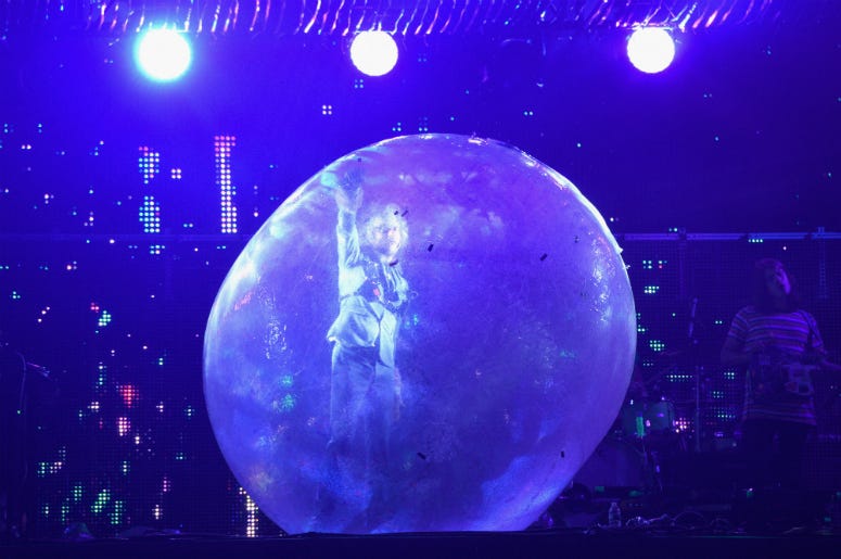 Wayne Coyne of The Flaming Lips performs onstage Wayne Coyne of The Flaming Lips performs onstage