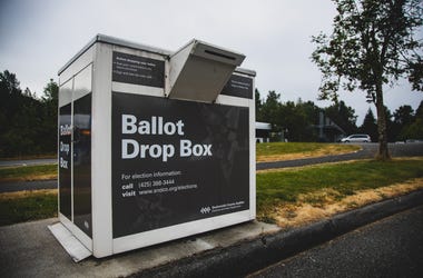 Voting Drop Box at McCollum Park, Everett, WA
