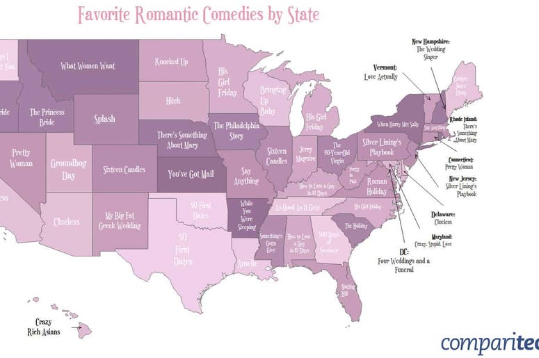romcom map