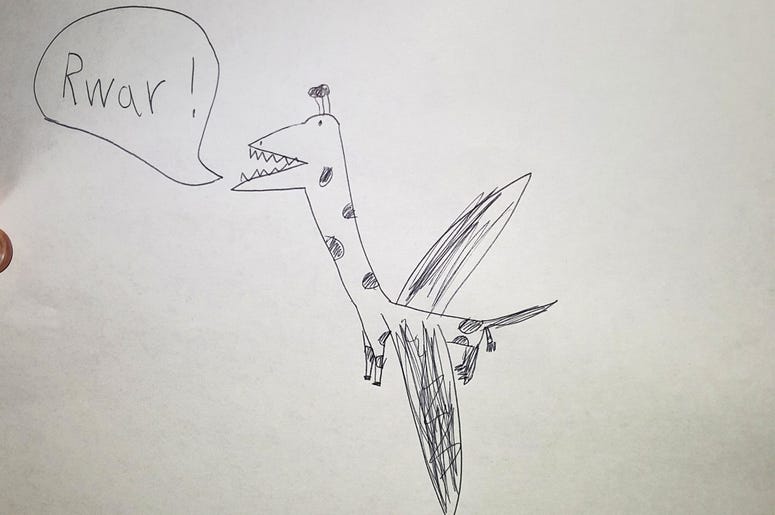 Rawr a wild Giraffadactyl Rawr a wild Giraffadactyl