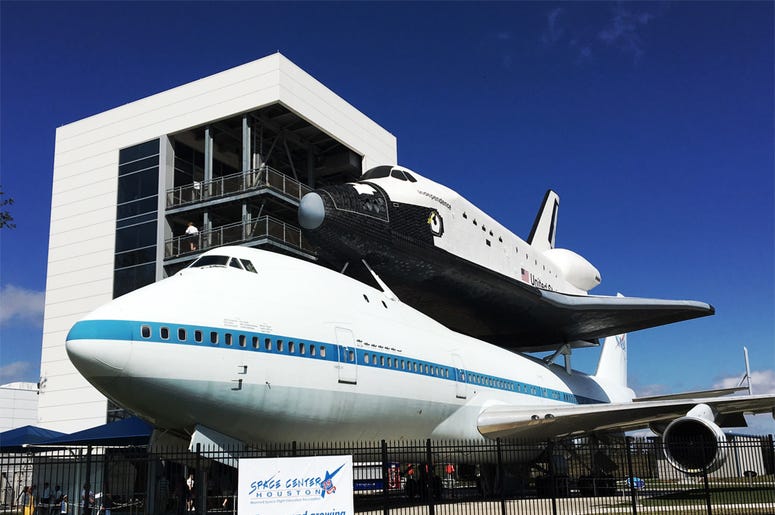 Shuttle Independence outside Johnson Space Center Shuttle Independence outside Johnson Space Center