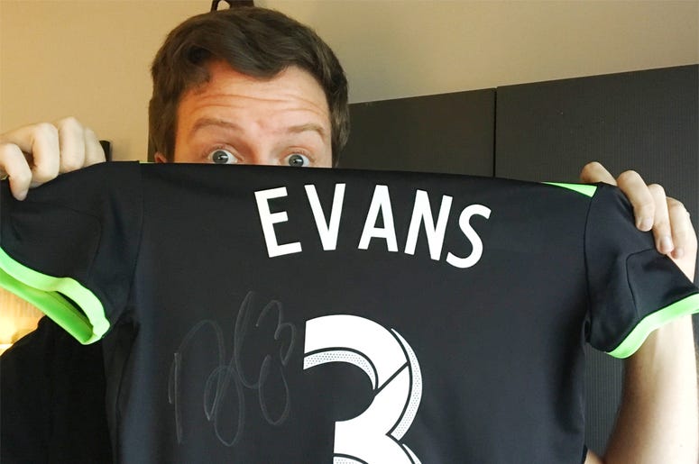 Brad Evans signed a jersey for us! Brad Evans signed a jersey for us!