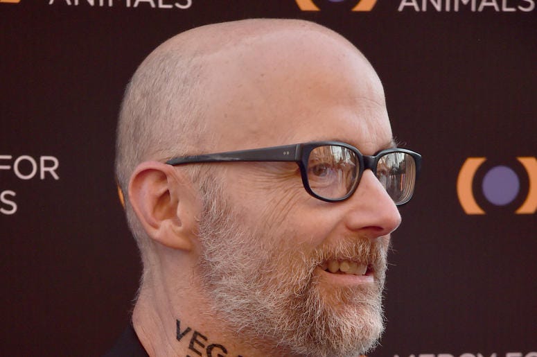 Moby and his new neck tattoo