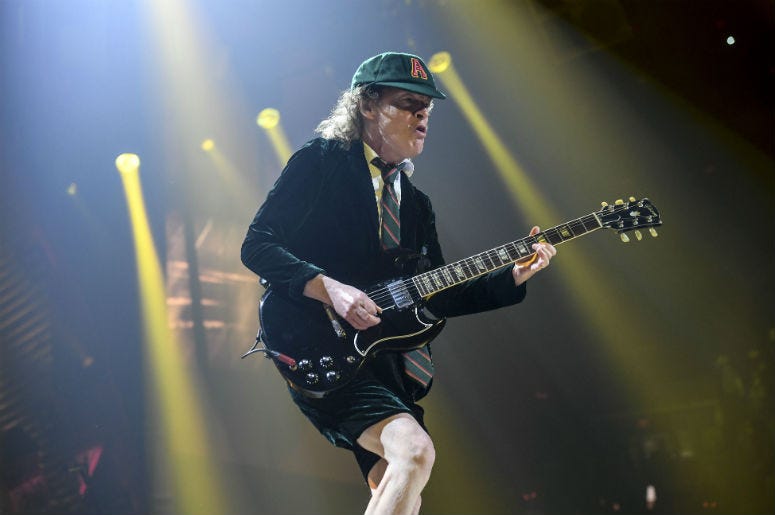 Angus Young of AC/DC Angus Young of AC/DC