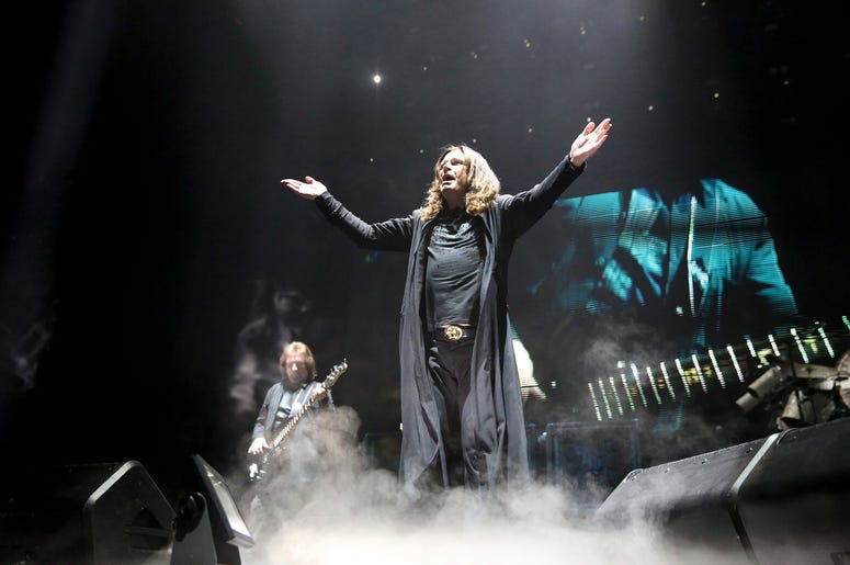 Ozzy Osbourne of Black Sabbath performs at the United Center in Chicago in January 2016 Ozzy Osbourne of Black Sabbath performs at the United Center in Chicago in January 2016