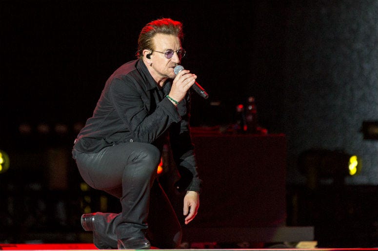 Bono of U2 Bono of U2
