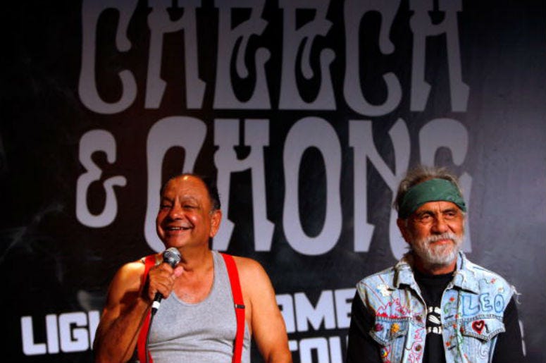 Richard "Cheech" Marin and Tommy Chong Richard "Cheech" Marin and Tommy Chong