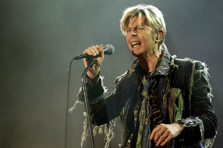File photo dated 13/06/04 of David Bowie File photo dated 13/06/04 of David Bowie