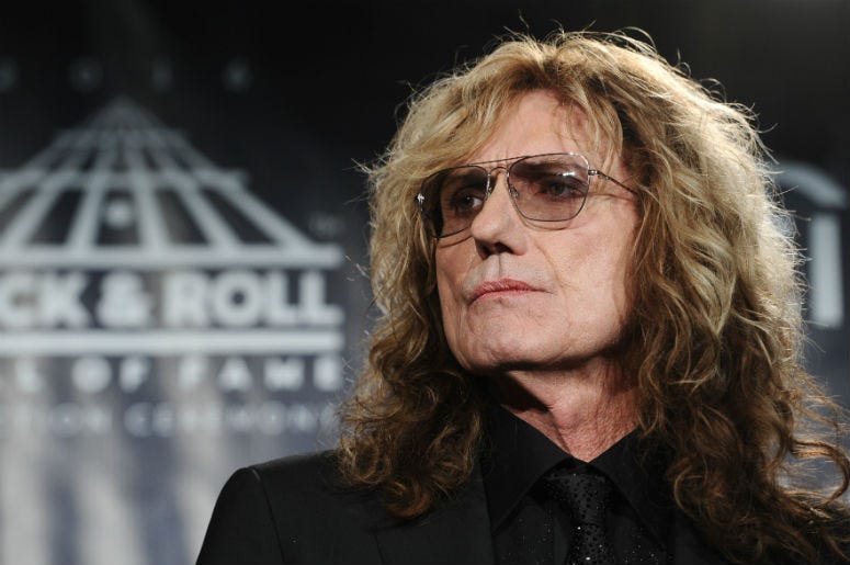 David Coverdale of the band Deep Purple David Coverdale of the band Deep Purple