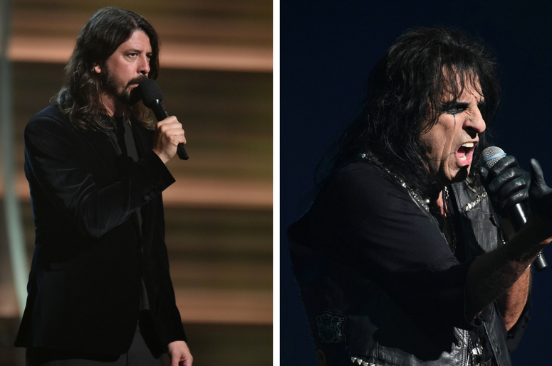 Dave Grohl and Alice Cooper Dave Grohl and Alice Cooper