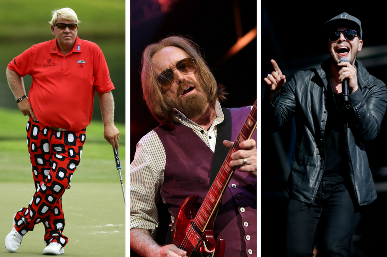 John Daly on the 14th green during the second round of the 2017 PGA Championship at Quail Hollow Club/Tom Petty performs at Perfect Vodka Amphitheatre/Gavin DeGraw performs before Super Bowl XLIX John Daly on the 14th green during the second round of the 2017 PGA Championship at Quail Hollow Club/Tom Petty performs at Perfect Vodka Amphitheatre/Gavin DeGraw performs before Super Bowl XLIX
