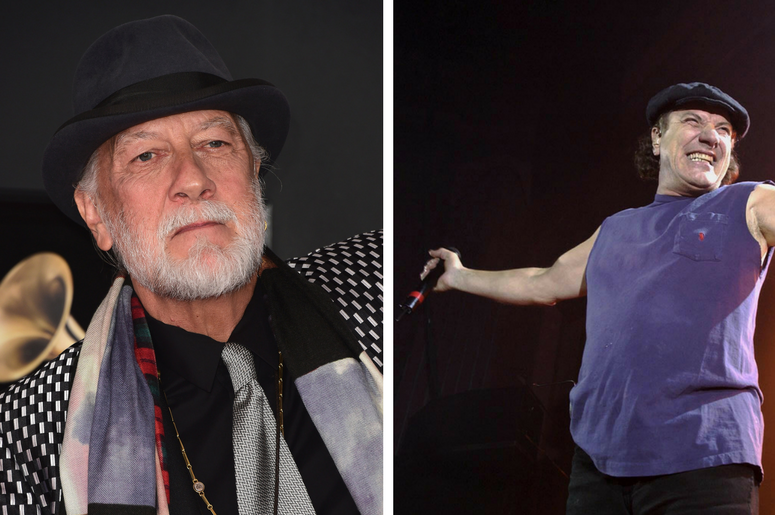 Mick Fleetwood and Brian Johnson Mick Fleetwood and Brian Johnson