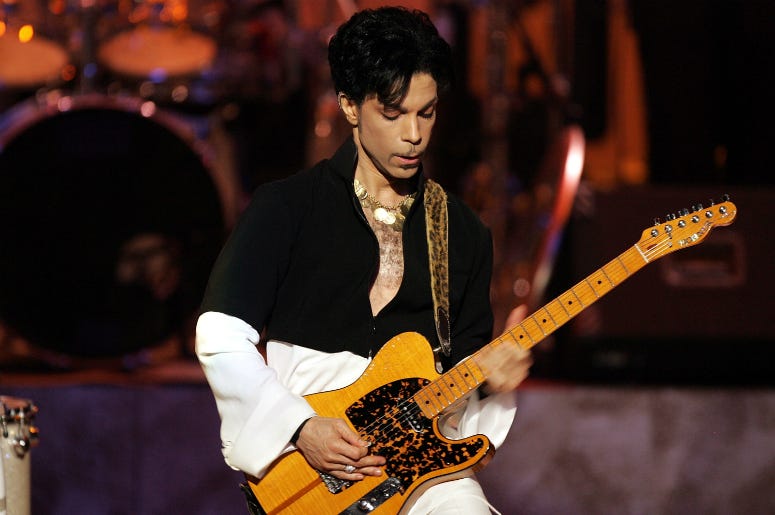 Prince performs in 2005 Prince performs in 2005