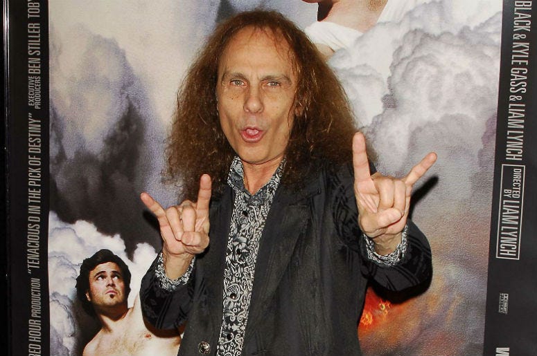 Ronnie James Dio. "Tenacious D: In the Pick of Destiny" Los Angeles Premiere held at The Grauman's Chinese Theater Ronnie James Dio. "Tenacious D: In the Pick of Destiny" Los Angeles Premiere held at The Grauman's Chinese Theater