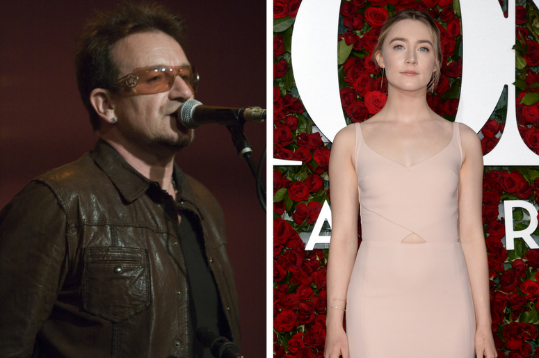U2 and Saoirse Ronan U2 and Saoirse Ronan