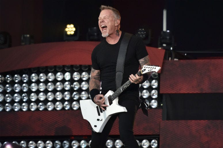 James Hetfield of Metallica James Hetfield of Metallica