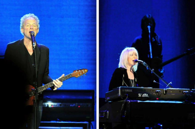 Christine McVie and Lindsey Buckingham of Fleetwood Mac Christine McVie and Lindsey Buckingham of Fleetwood Mac