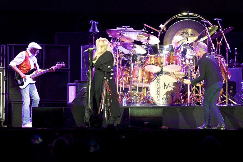 Fleetwood Mac plays at the Classic West at Dodger Stadium in Los Angeles Fleetwood Mac plays at the Classic West at Dodger Stadium in Los Angeles