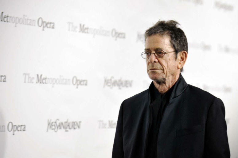 Musician Lou Reed attends the Metropolitan Opera's Gala premiere of Rossini's 'Le Comte Ory' Musician Lou Reed attends the Metropolitan Opera's Gala premiere of Rossini's 'Le Comte Ory'