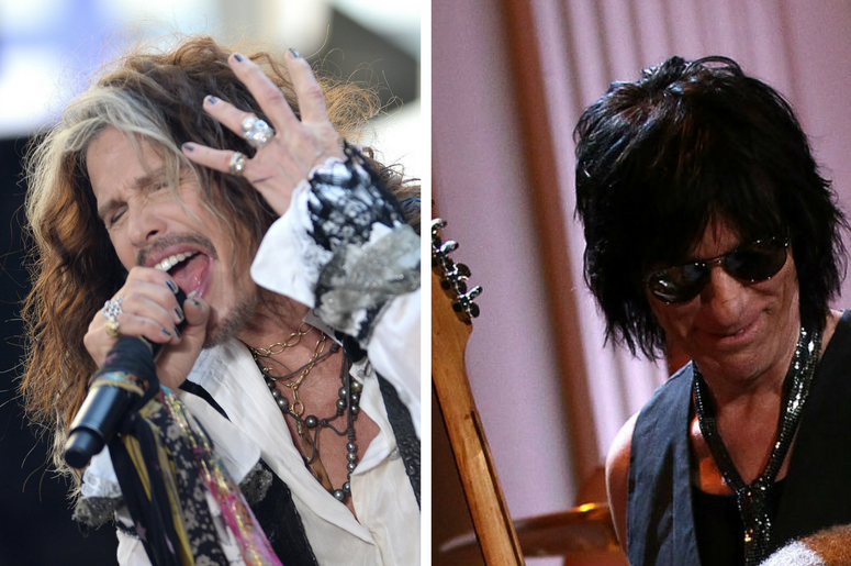 Steven Tyler and Jeff Beck Steven Tyler and Jeff Beck