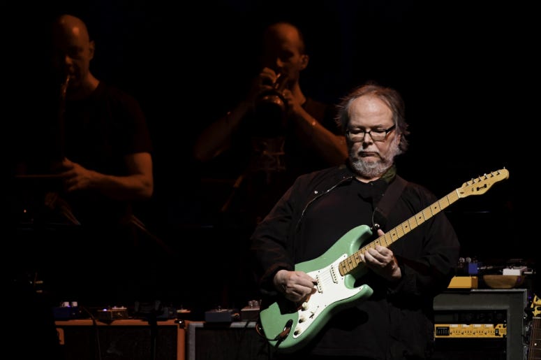 Steely Dan guitarist Walter Becker performs at the Perfect Vodka Amphitheater. Steely Dan guitarist Walter Becker performs at the Perfect Vodka Amphitheater.