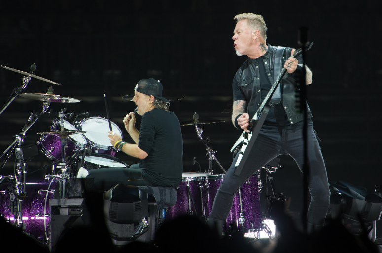 James Hetfield and Lars Ulrich James Hetfield and Lars Ulrich