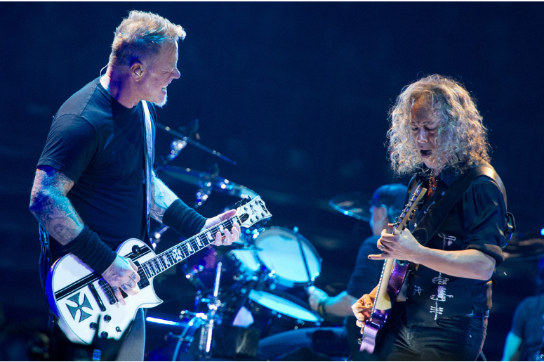 James Hetfield and Kirk Hammet of Metallica James Hetfield and Kirk Hammet of Metallica