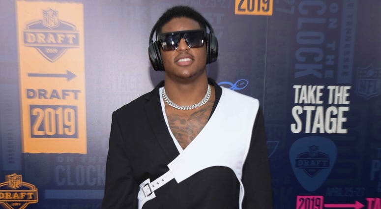 Devin Bush NFL Draft Devin Bush arrives for the 2019 NFL Draft.