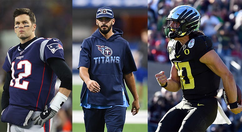 Marcus Mariota, Tom Brady, Justin Herbert