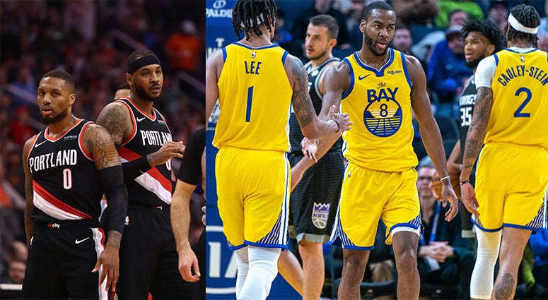 Portland Trail Blazers, Damian Lillard, Golden State Warriors, NBA