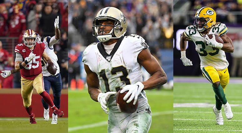 New Orleans Saints, Green Bay Packers, Seattle Seahawks, San Francisco 49ers