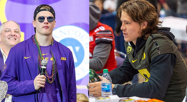 Joe Burrow, Justin Herbert, College Football